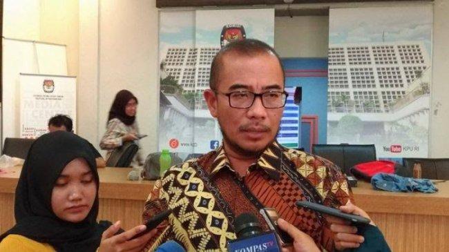 Ketua KPU periode 2022-2027 Hasyim Asyari (tribun)