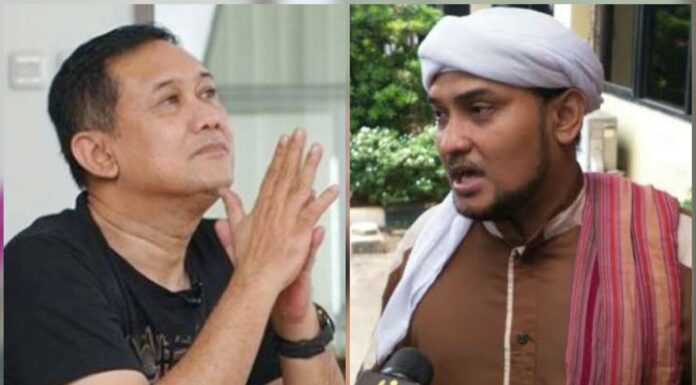 Duel Panas Denny Siregar vs Novel Bamukmin Disebut Berhadiah Rp50 Juta. (Kolase dari berbagai sumber).