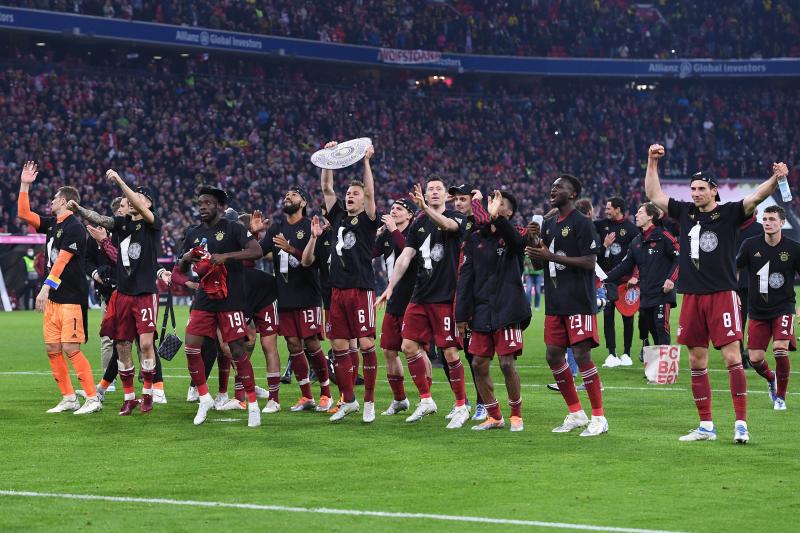 Catat Sejarah, Bayern Munchen Juara Liga Jerman Beruntun Ke-10. (Twitter Munchen)