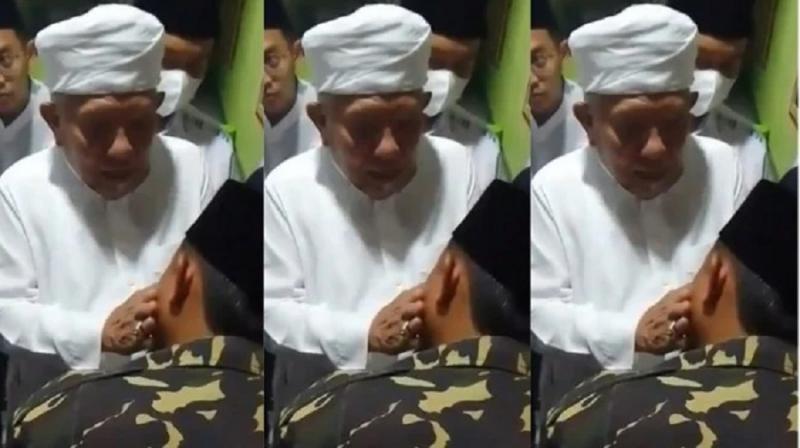 Heboh Kiai Tampar Anggota Banser: Kiai Enggak Dijaga, Gereja Dijaga! (Twitter).