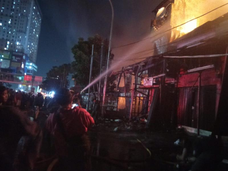 Hanguskan Ratusan Bangunan, Ini Pemicu Kebakaran Pasar Gembrong Jaktim. (Istimewa).