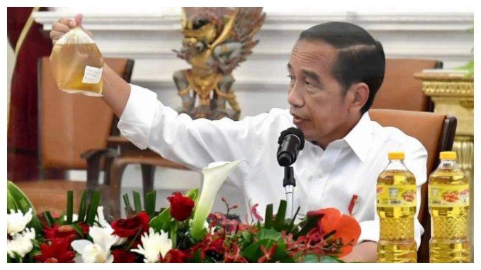 Presiden Jokowi resmi putuskan larang ekspor CPO dan minyak goreng (Tribun)