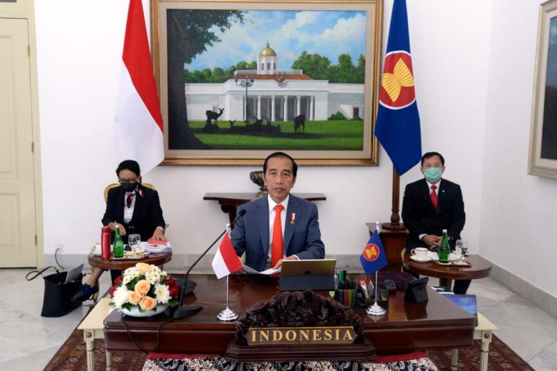 Presiden Jokowi serukan hentikan perang Rusia dengan Ukraina (setkab)