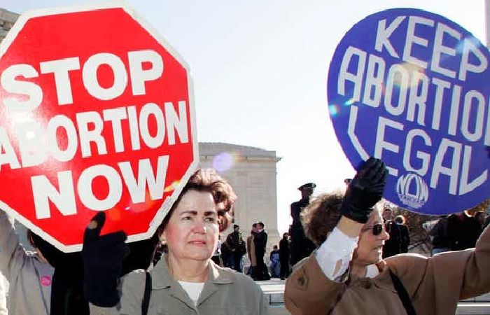 Protes larangan aborsi di AS (USAToday)