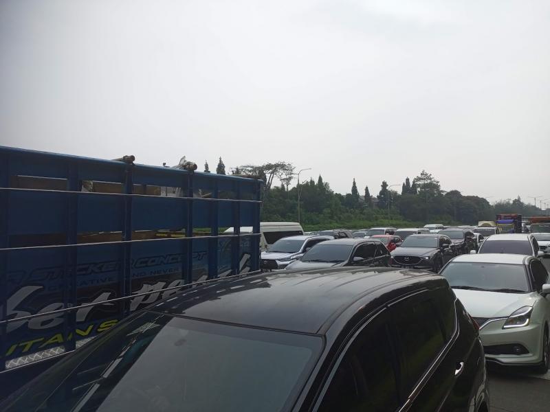kemacetan Pintu masuk Bandung 14 mei 2022