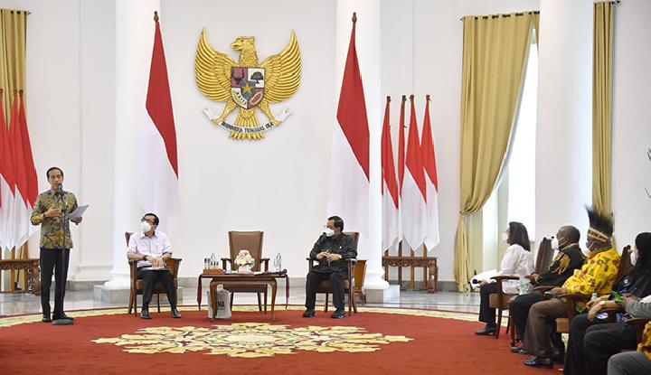 Pertemuan Jokowi dengan Majelis Rakyat Papua (Dok.Setpres)