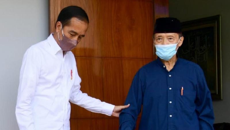 Kenang Sosok Buya Syafii Maarif, Jokowi: Selamat Jalan Guru Bangsa. (Twitter Jokowi)