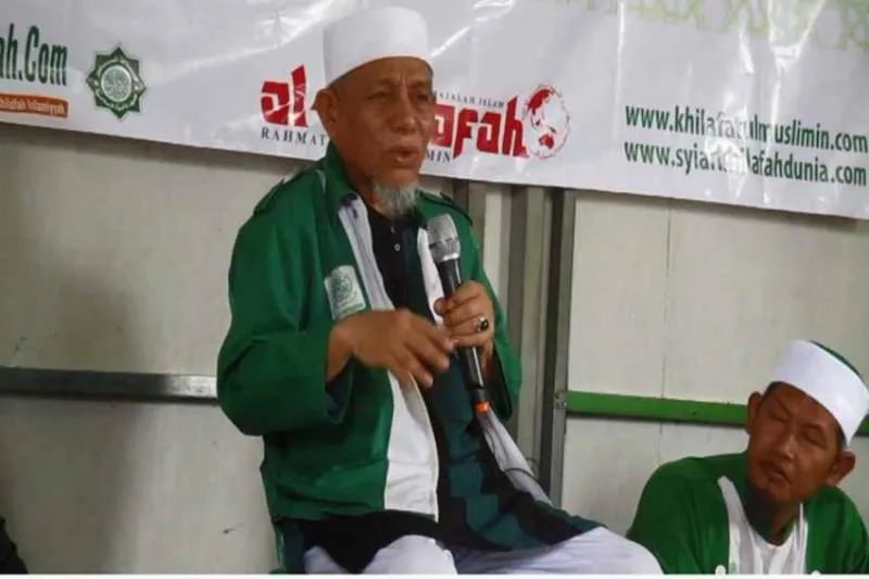 Pimpinan Khilafatul Muslimin Abdur Qadir Baraja (Sindo)