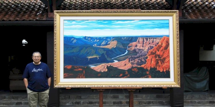 Hasil lukisan Grand Canyon SBY (rmol)