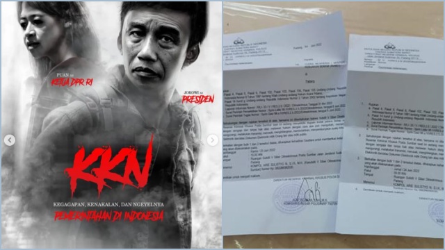Unggah Poster Jokowi di Instagram, Polda Sumbar Panggil BEM KM Unand. (Kolase dari berbagai sumber).