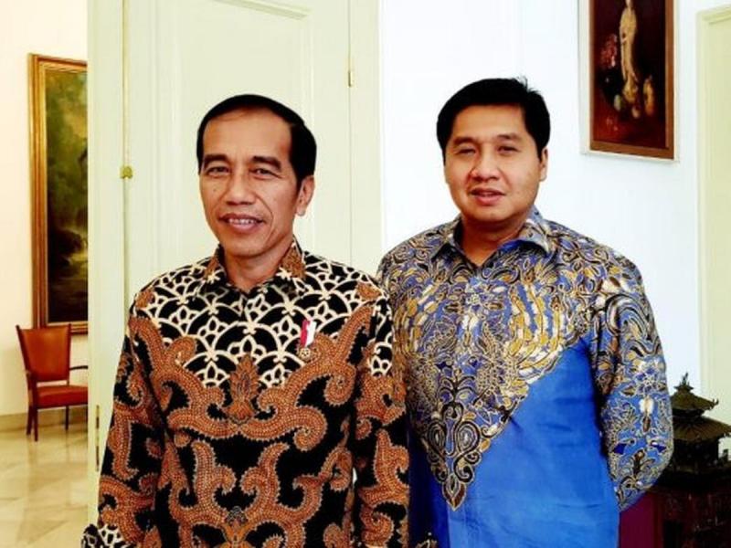 Maruarar Sirait dan Presiden Jokowi (Liputan6)