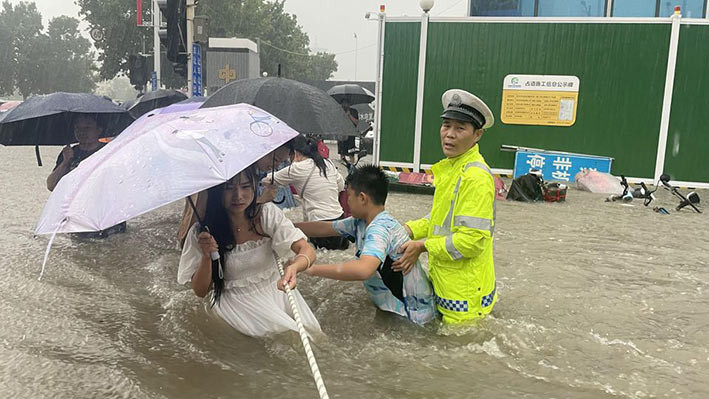 Banjir bandang di China (AP)