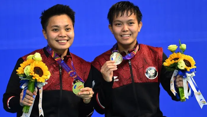 Pasagan ganda putri Indonesia Apriyani-Fadia (detik)