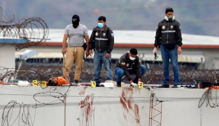 Kerusuhan di penjara ekuador (AFP)