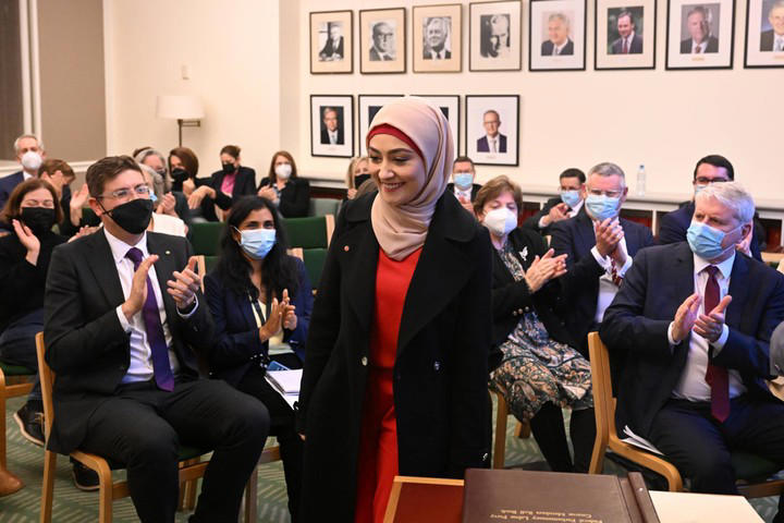 Fatima Payman, legislator berhijab pertama di Australia (Net)