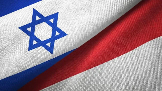Bendera Israel dan Indonesia (Net)