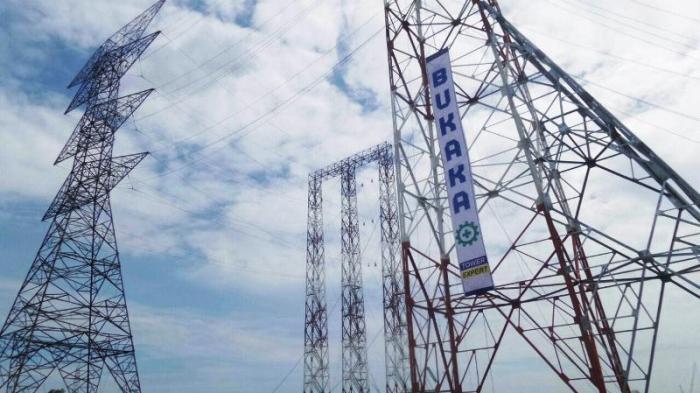 Tower Listrik yang dibangun oleh PT Bukaka untuk distribusi listrik PLN