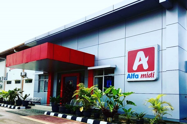 Gedung kantor pusat Alfamidi (Net)