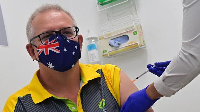 Vaksinasi di Australia (AFP)