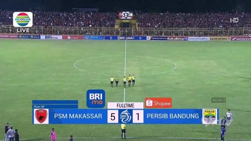 Laga Perdana Ditukangi Luis Milla, Persib Dilumat PSM Makassar 5-1. (Twitter).