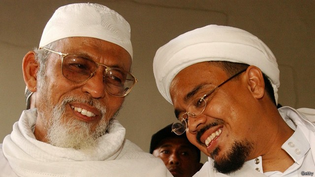 Abu Bakar Baasyir dan Habib Rizieq Shihab (BBC)