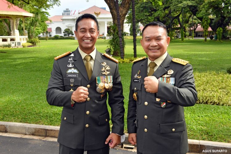 Komisi I DPR Singgung soal Ketidakakuran KSAD Dudung dan Panglima TNI. (Istana Kepresidenan).