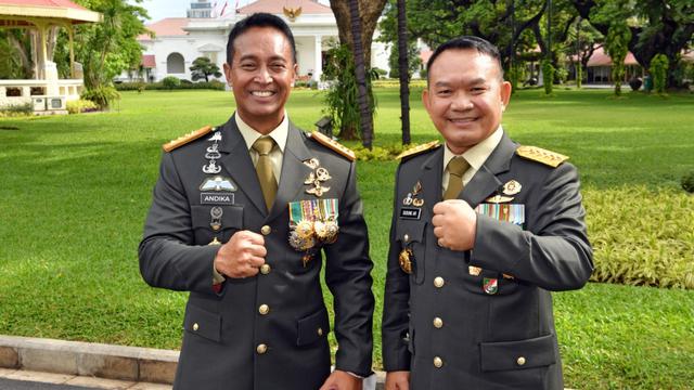 Panglima TNI Andika Perkasa dan KSAD Dudung Abdurrachman (Net)