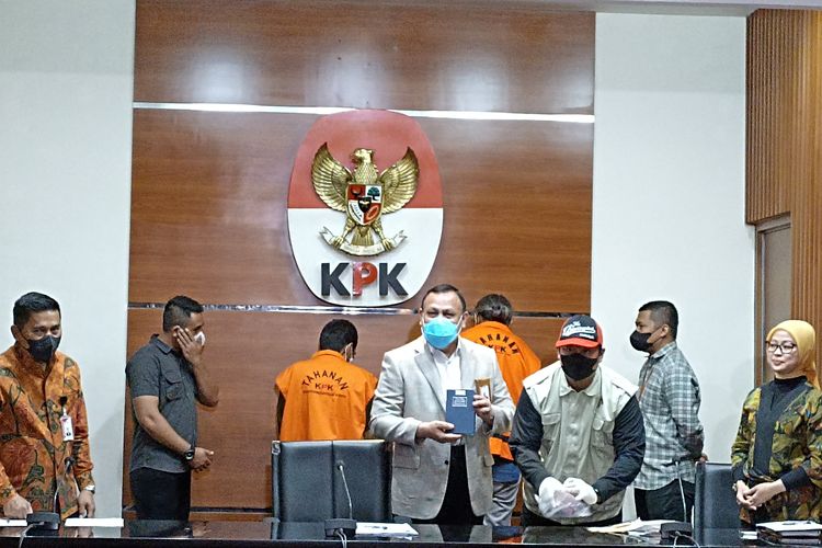Press Conference KPK terkait kasus suap Hakim Agung  Sudrajad Dimyati (Kompas)