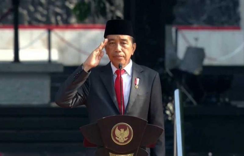 Presiden Jokowi memimpin upacara peringatan kesaktian pancasila (Dok.Setpres)