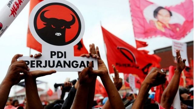 Ilustrasi Partai Demokrasi Perjuangan Indonesia/PDIP (Foto: bbc.com)