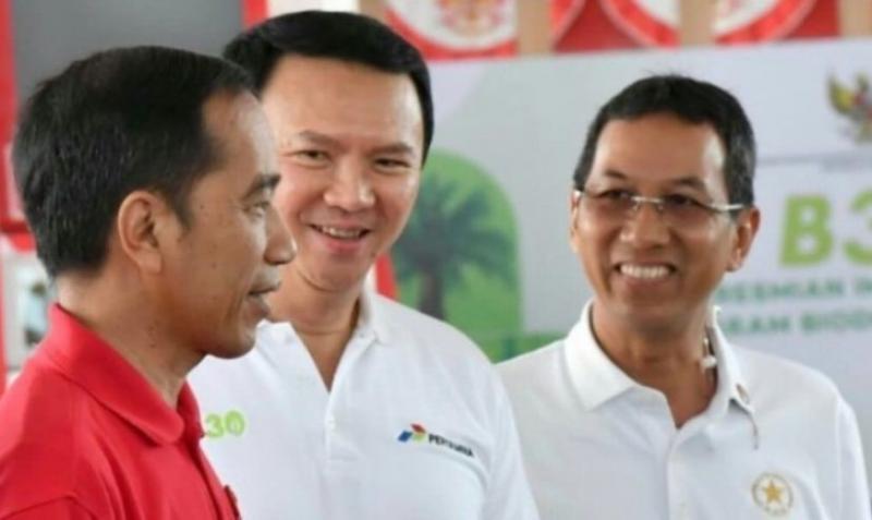 Presiden Jokowi, Ahok dan Heru Budi Hartono (Net)
