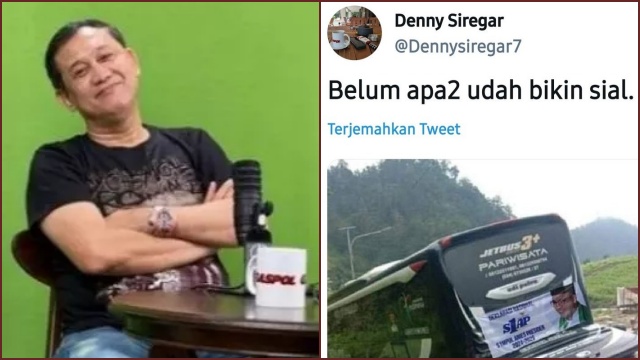 Denny Siregar Dikecam Netizen: Nggak Ditangkap Nih Orang? (Medsos Twitter).