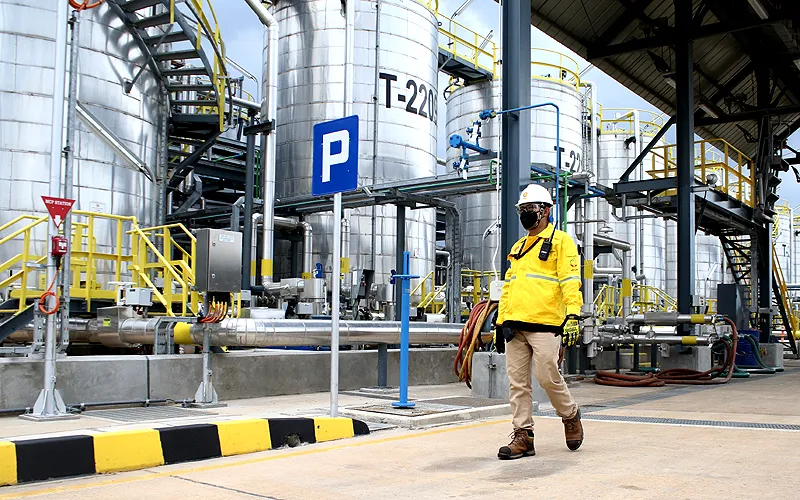 Perluasan Pabrik Lubricant Oil Blending Plant Shell