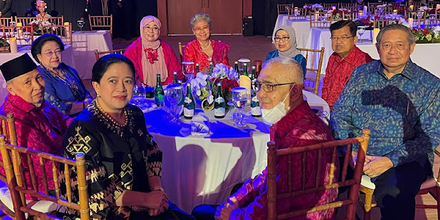 Ketika Megawati dan SBY Duduk Satu Meja saat Makan Malam di Bali (istimewa).