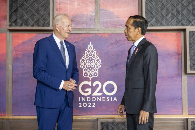 Joe Biden & Pimpinan Negara Lain Lakukan Rapat Darurat di Bali. (Twitter President Biden @POTUS).