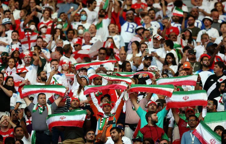 Pendukung timnas Iran (Reuters)