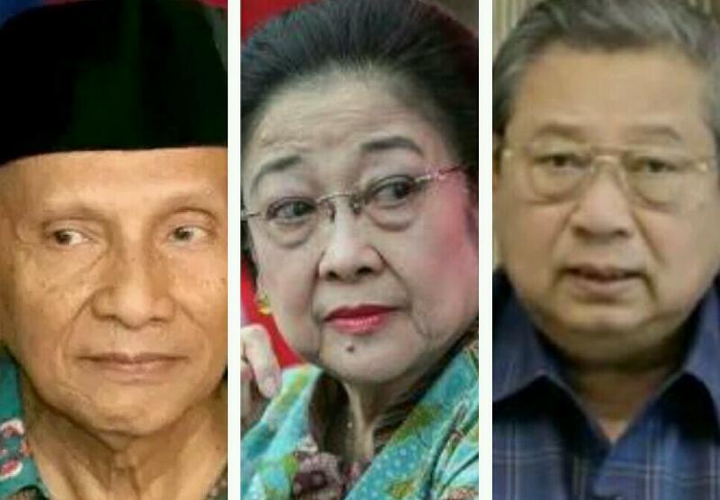 Amien Rais, Megawati, SBY (Net)