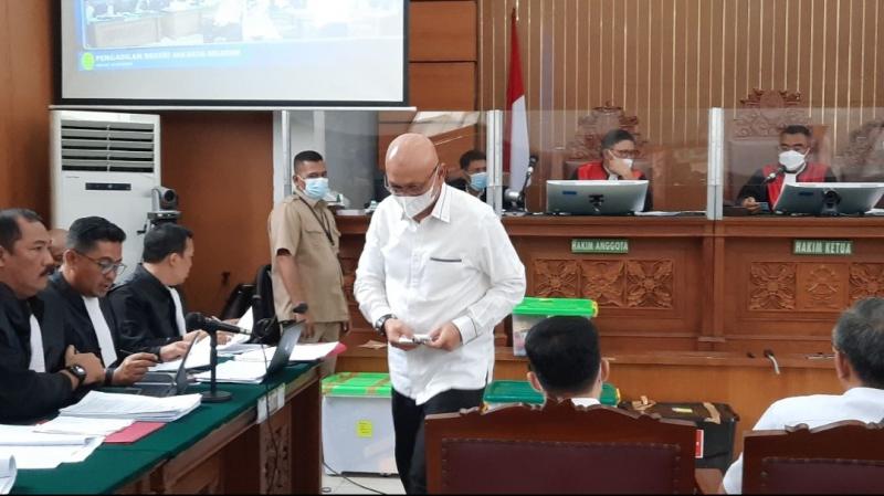 Kombes Susanto Haris saat menjadi saksi dalam persidangan kasus pembunuhan Brigadir Yosua di Pengadilan Negeri (PN) Jakarta Selatan pada Senin (28/11/2022). (Foto: Harian Terbit)