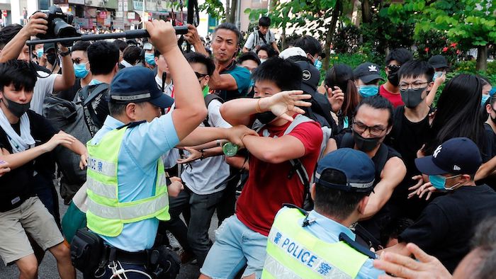 Demonstrasi tolak Lockdown di China (Net)