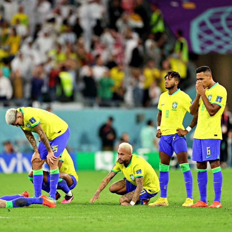 Timnas Brasil disingkirkan Kroasia dalam ajang Piala Dunia 2022 lewat drama adu penalti (Twitter)