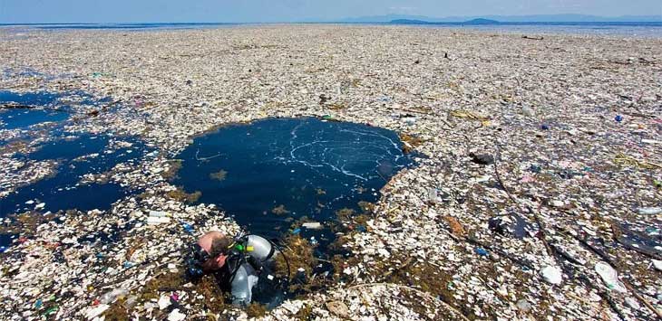 Banyak Sampah dari Indonesia, Ini Dia Pulau Sampah Terbesar di Dunia foto:pojoksatu.id