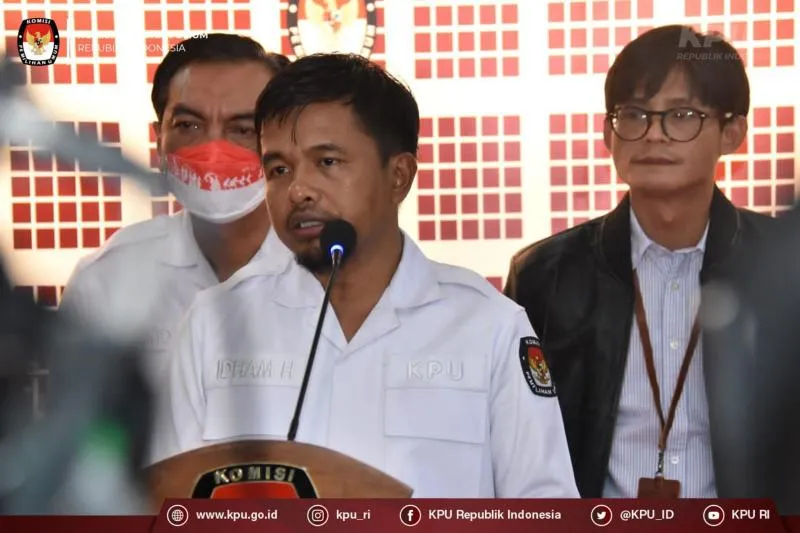 Komisioner KPU Idham Holik. (Twitter)