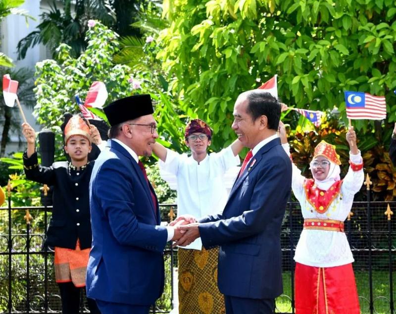 PM Anwar Ibrahim & Jokowi di Bogor. (Twitter Jokowi).