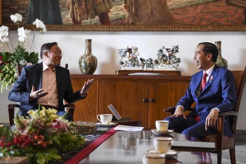 PM Malaysia Anwar Ibrahim dan Presiden RI ke7 Jokowi (Dok.Setneg)
