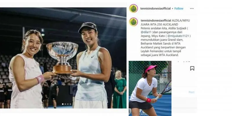 Catat Rekor di Australian Open, Aldila Sutjiadi Berpotensi Hadapi Lawan Tangguh Asal AS