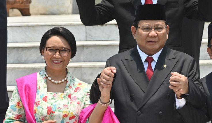 Menhan Prabowo Subianto dan Menlu Retno Marsudi (Istimewa)
