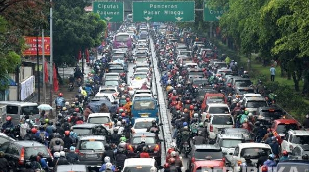 Kemacetan di Jakarta 