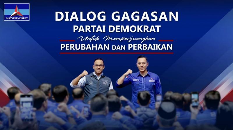 Ajak Kader, AHY: Ingin Perubahan? Mari Dukung Anies Baswedan (Twitter Demokrat)