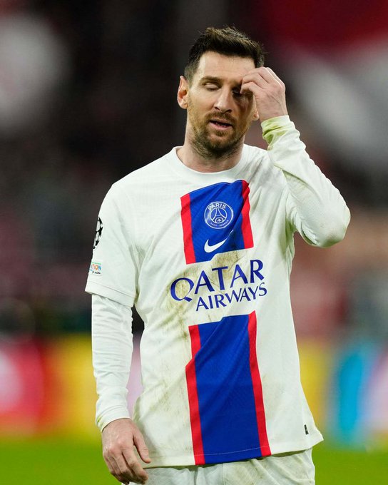 Catatan Rekor Memalukan Messi Pasca PSG Terdepak dari Liga Champions. (Twitter @PenerbitFandom).