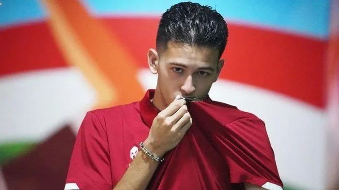 Pemain naturalisasi Justin Hubner (Tribun)